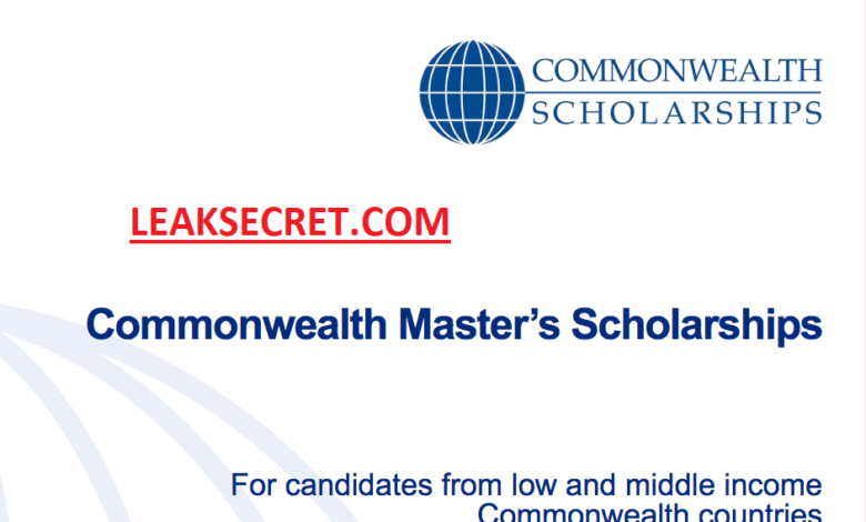 Commonwealth Master’s Scholarships