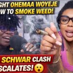Clash over cannabis with Afia Schwar