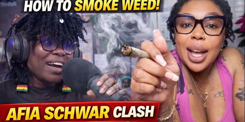 Video: I taught Ohemaa Woyeje how to smoke weed- Afia Schwar.