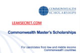 Commonwealth Master’s Scholarships 2026/2027 – Fully Funded (UK)
