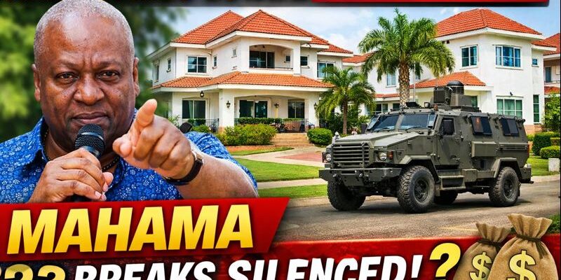 President Mahama is silent on the Chain Homes Estate which he claims to be possessing.